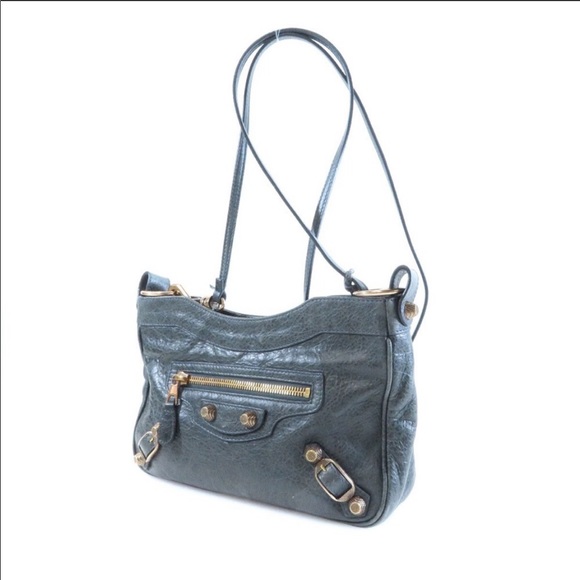 [Balenciaga] BLUE SHOULDER BAG - Picture 1 of 3